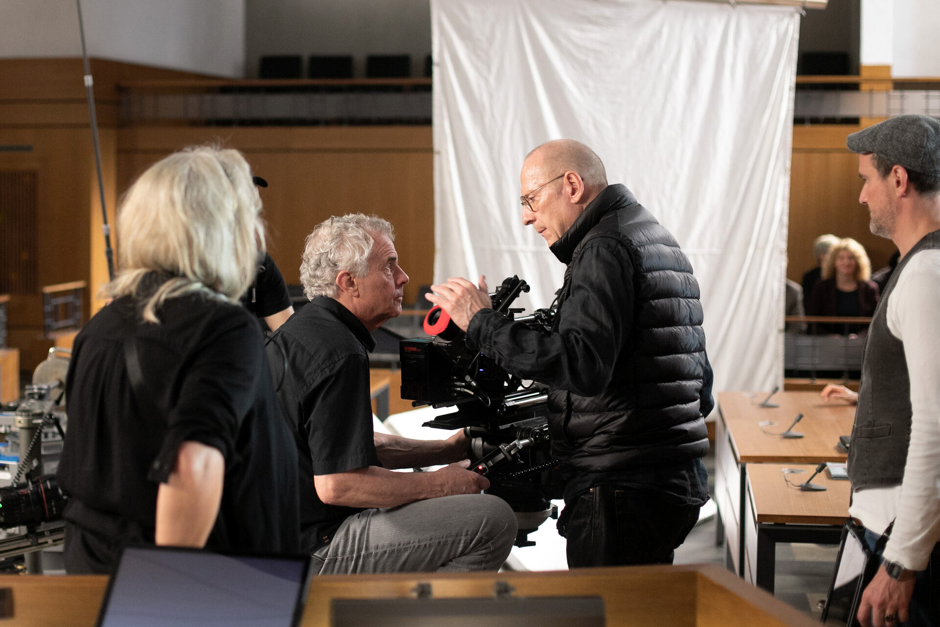 Matti Geschonneck, Regisseur & Theo Bierkens, Kamera ('Sie sagt, er sagt', 2024)